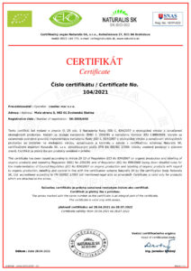 Certifikát Bio do VII 2022-4