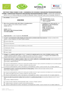 Certifikat Bio tyčinky a Gomasio 246_2022-1